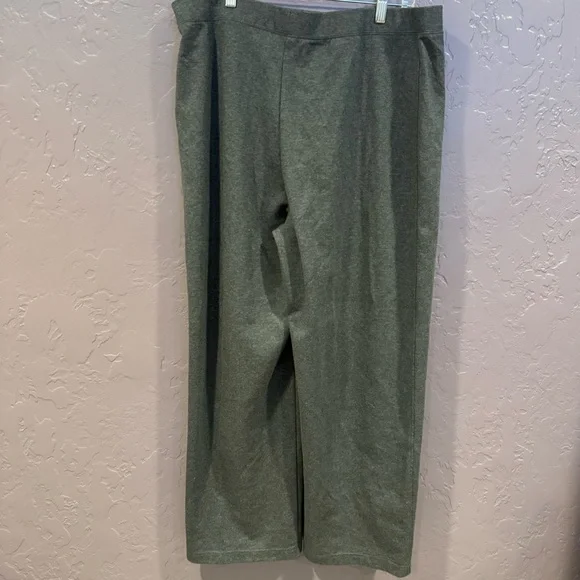 🔖 NWT Coldwater Creek Gray Knit Pants - PXL - Picture 3 of 4